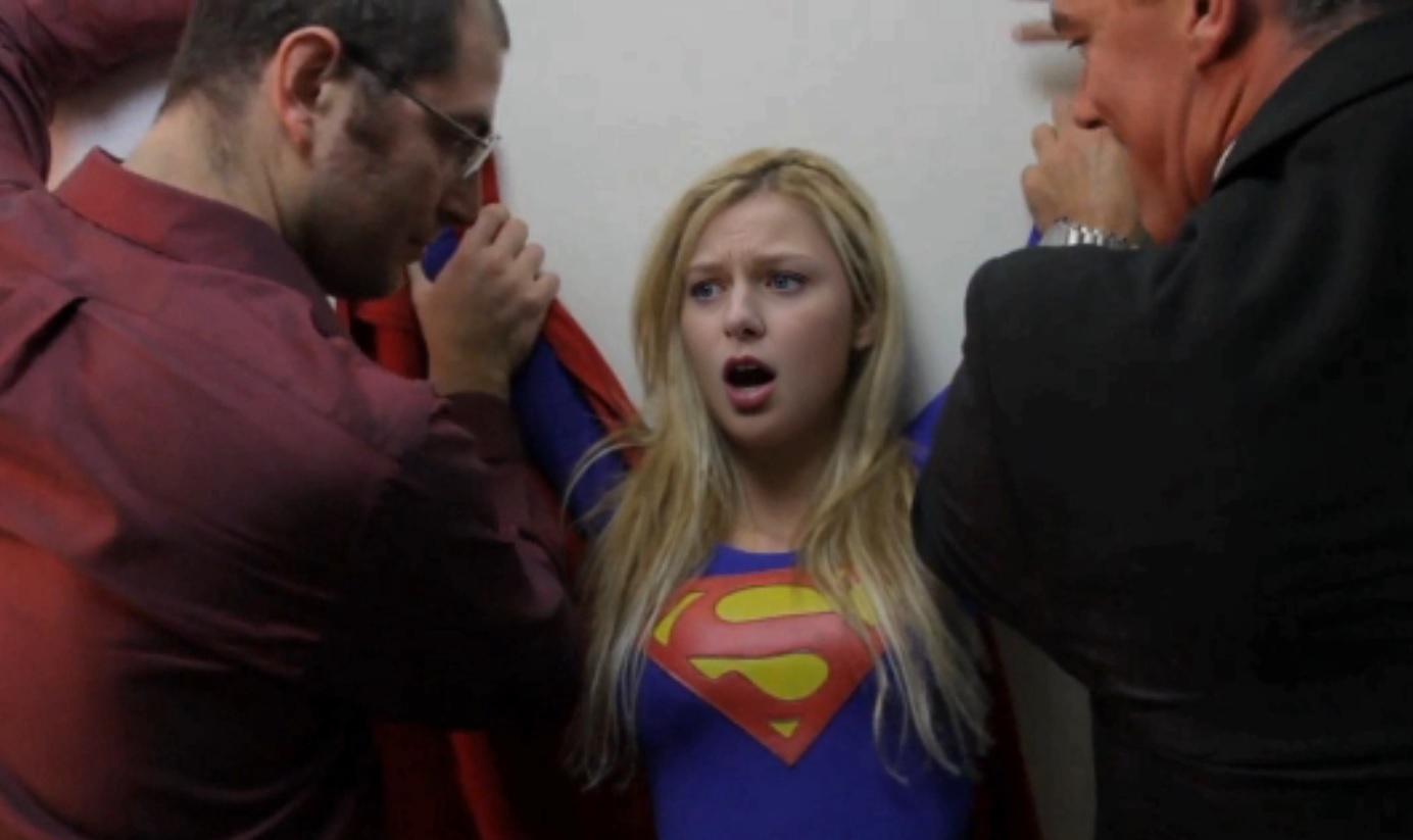 Supergirl (Melissa Benoist) is captured and disgustingly abused by Lex's gang