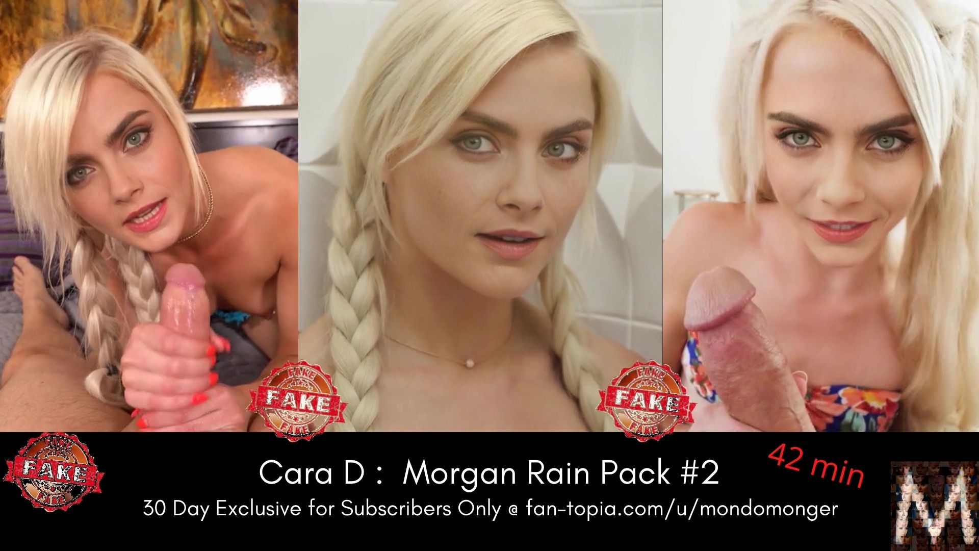 Not Cara Delevingne:  42min Morgan Rain Pack #2 (Preview)