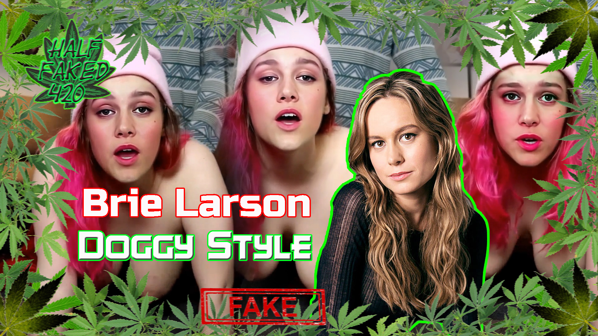 Brie Larson - Doggy style | 60 FPS | 100 TOKENS | FAKE