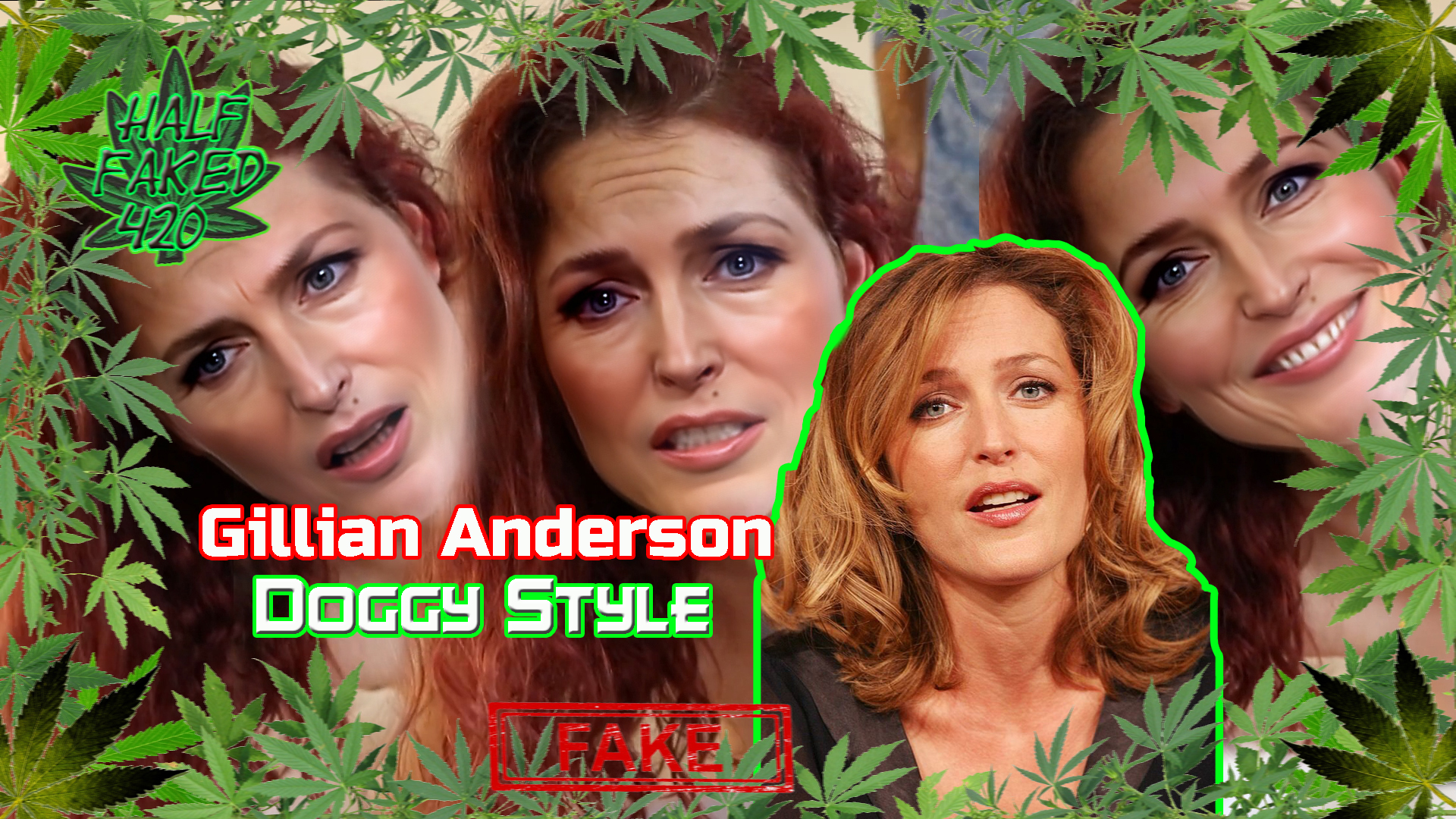 Gillian Anderson - Doggy Style | FAKE