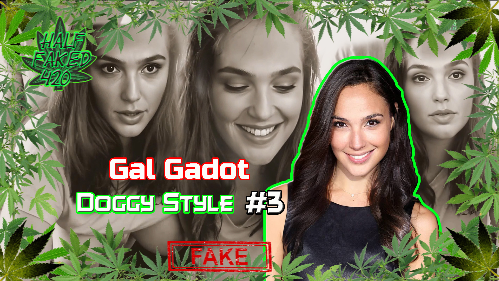 Gal Gadot - Doggy Style #3 (Sepia) | FAKE