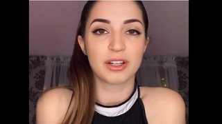 Not Gibi ASMR: Caught by Cheerleader JOI