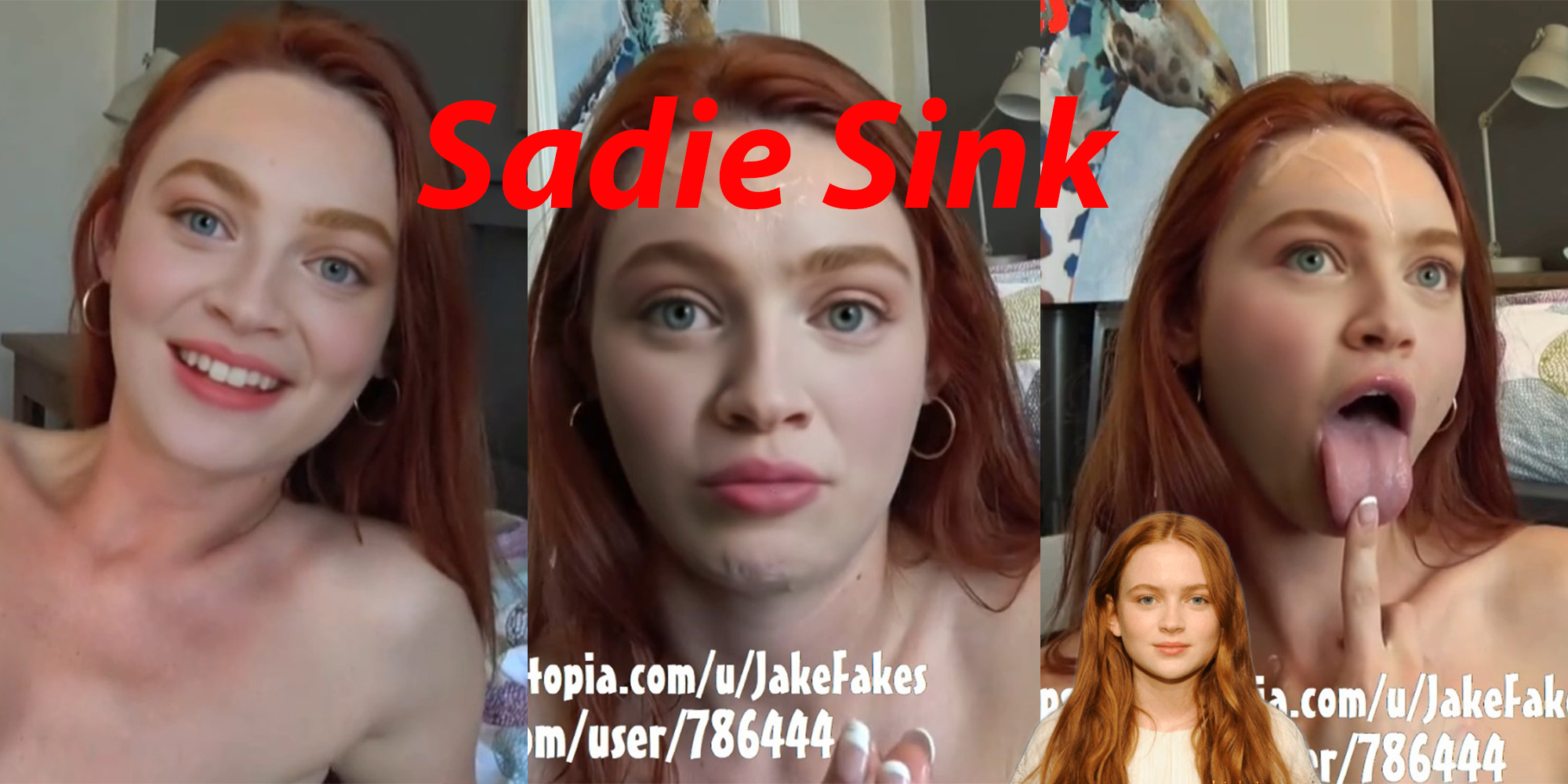 Sadie Sink let's talk and fuck