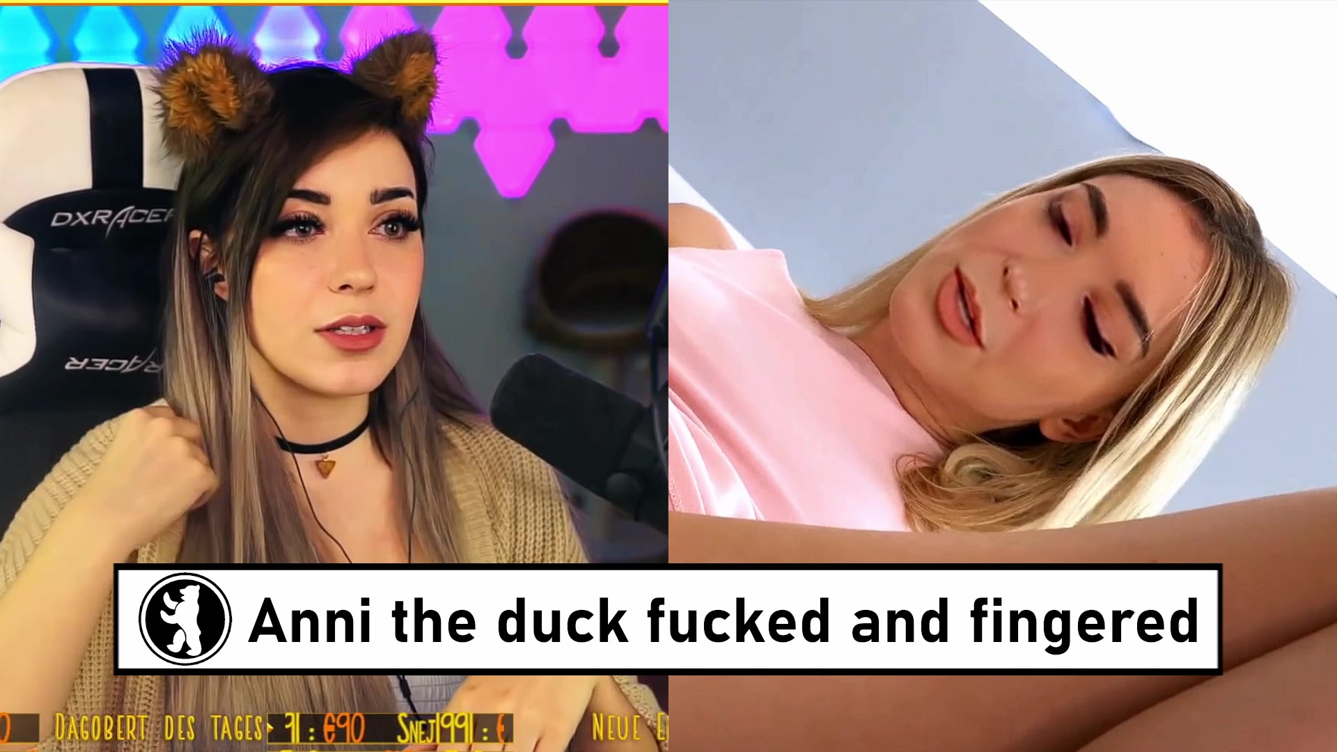 Anni the duck fucked and fingered