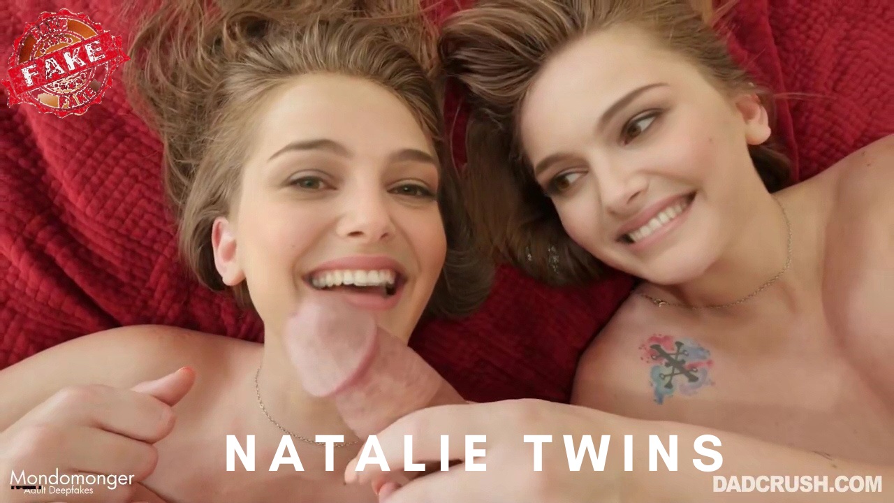 Natalie Portman Twins:  Threesome Dad Crush