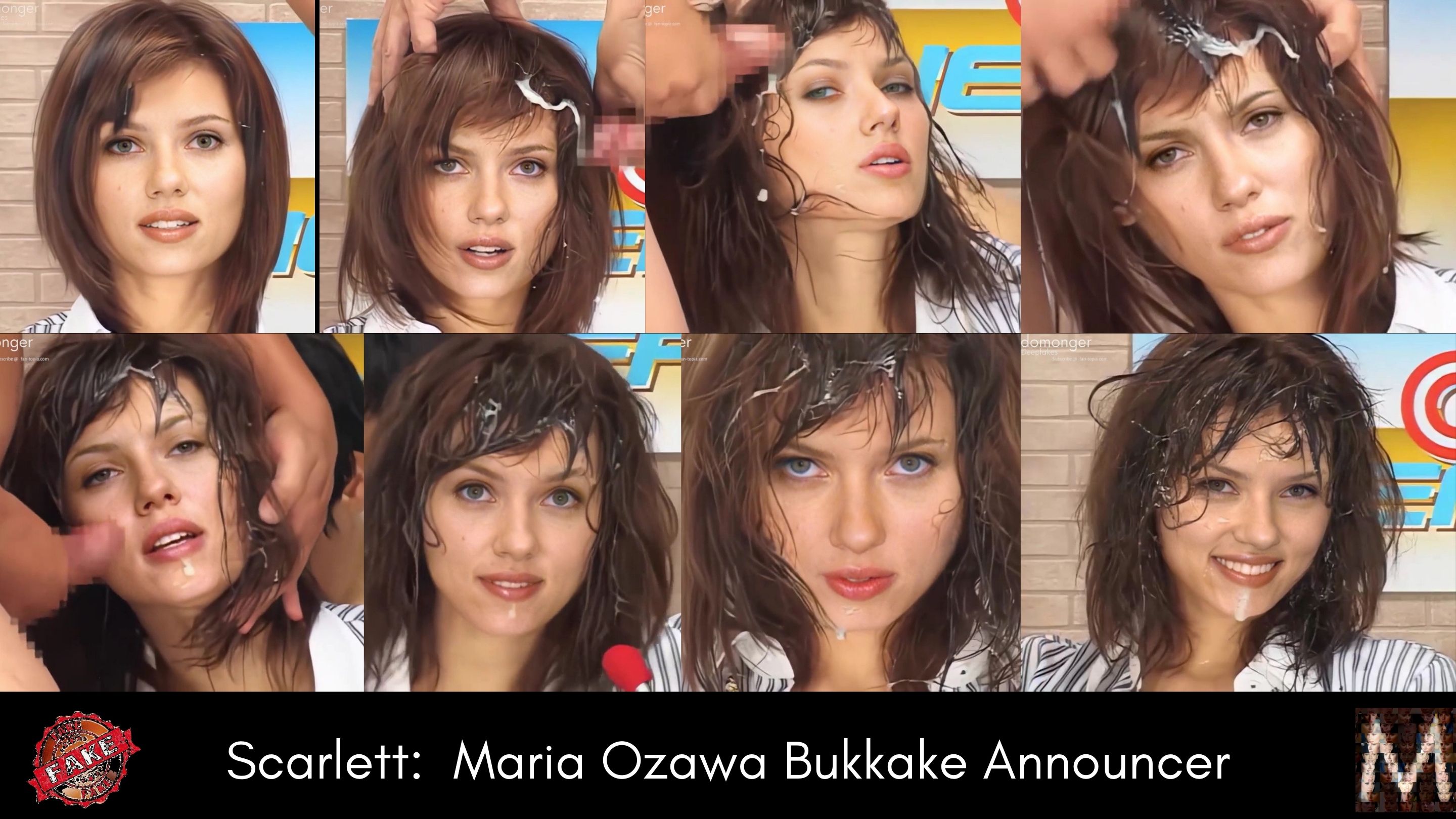 Scarlett Johansson: 18 min 60fps   Maria Ozawa Bukkake Announcer (Preview)