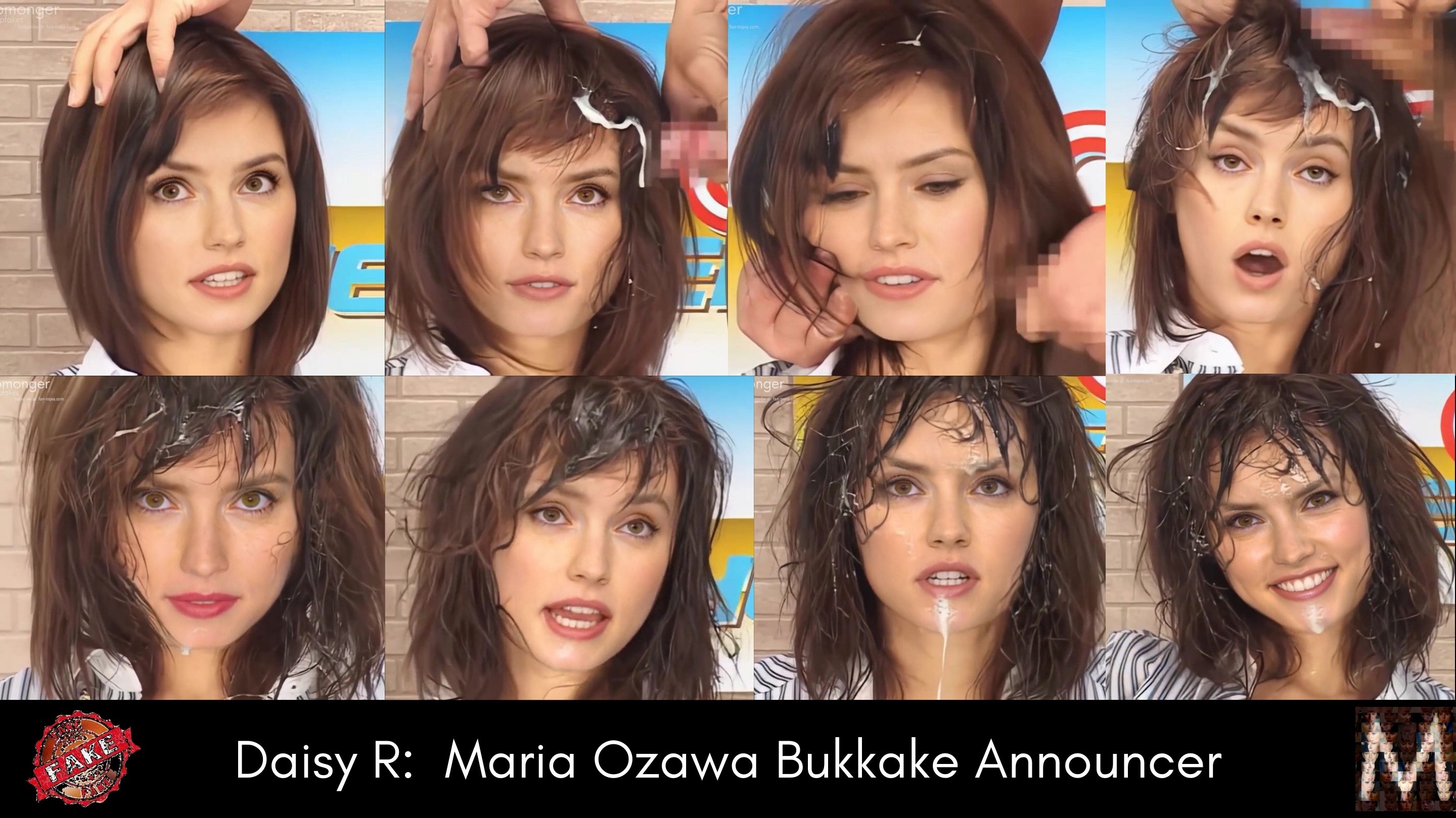 Daisy Ridley:  18min 60fps Maria Ozawa Bukkake Announcer (Preview)