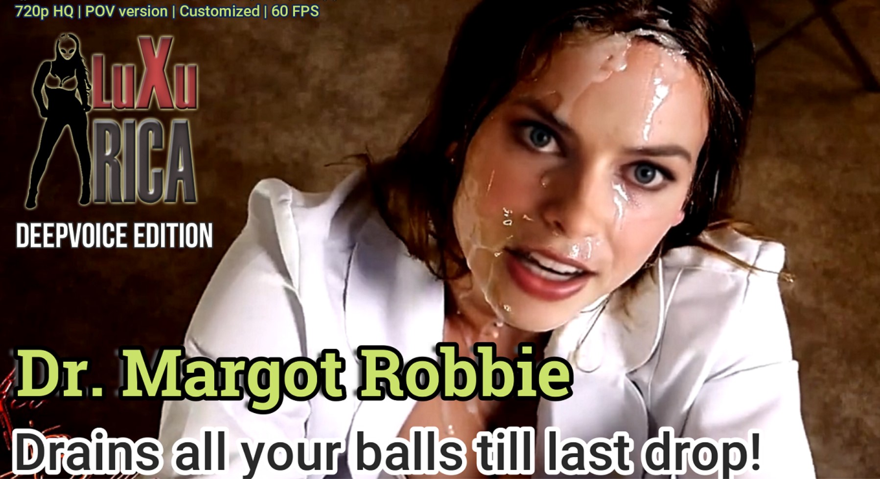 (◕‿◕✿) [LUXURICA] [Ready Clip] POV Hollywood's MARGOT ROBBIE Drains your Ball