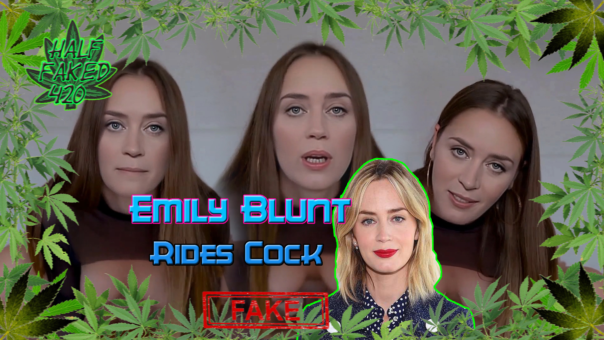 Emily Blunt - Rides cock | FAKE