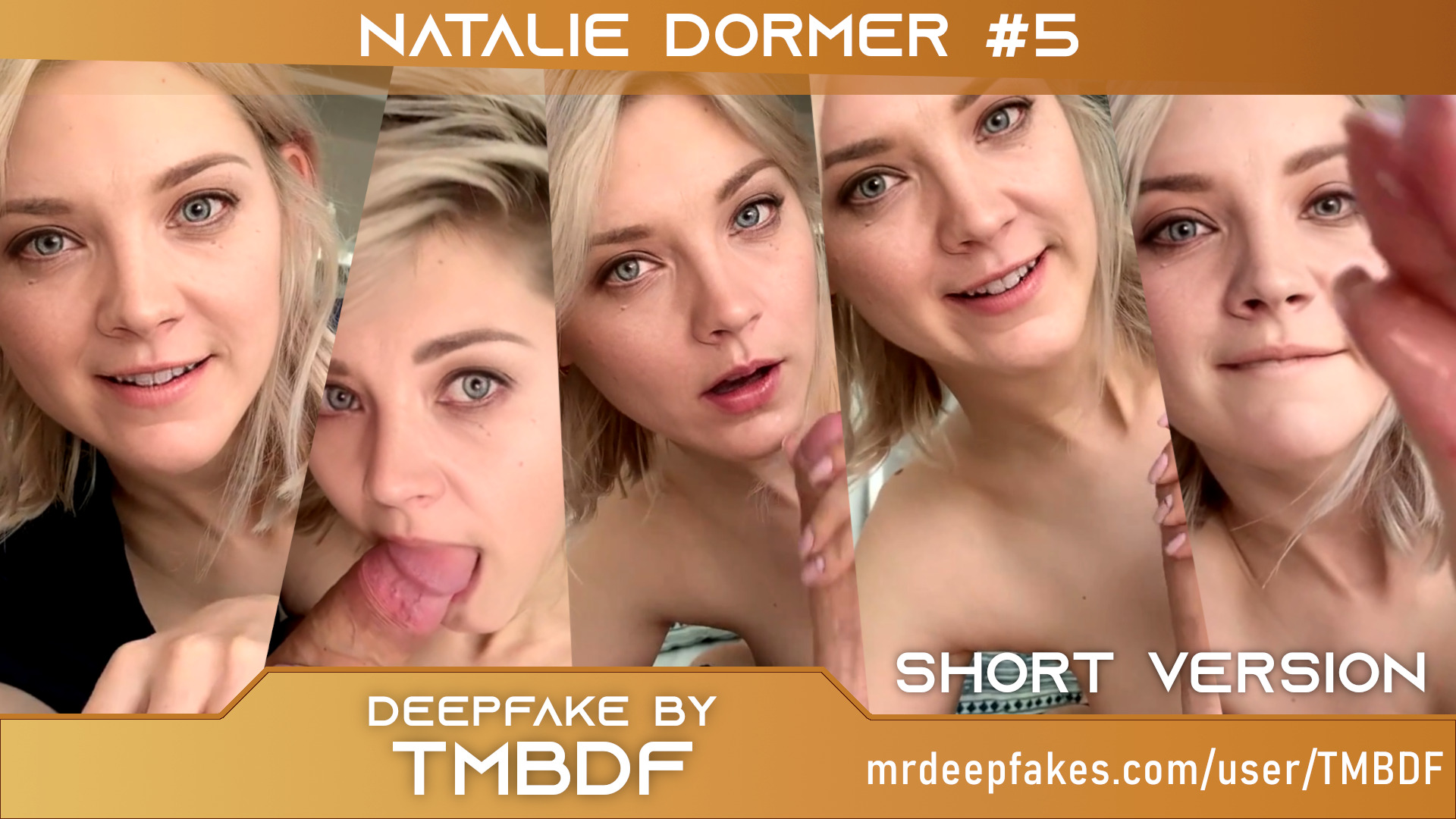 Natalie Dormer lookalike sucks your dick POV (short ver. 20:50) #5