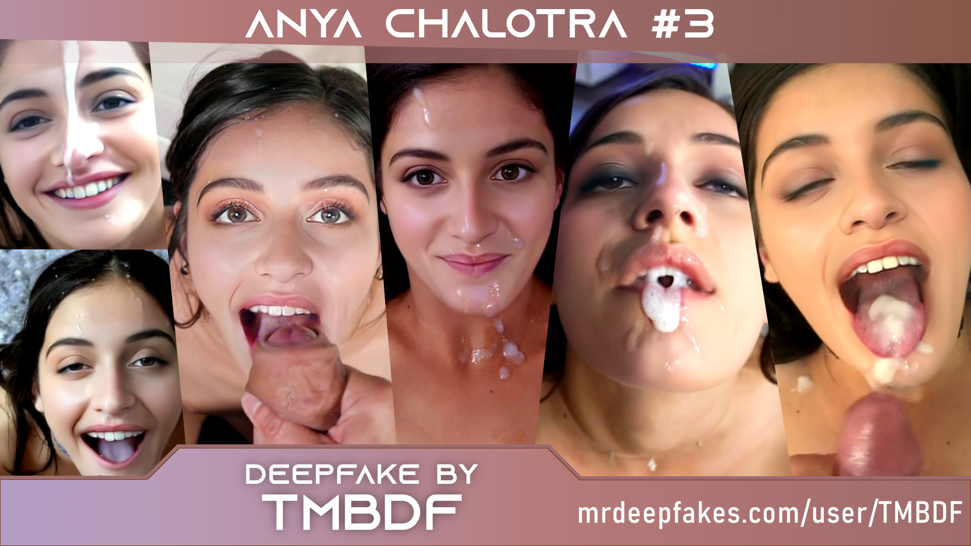 Not Anya Chalotra Cumshot Compilation (failled attempt) #3 (FREE)  - paid commission