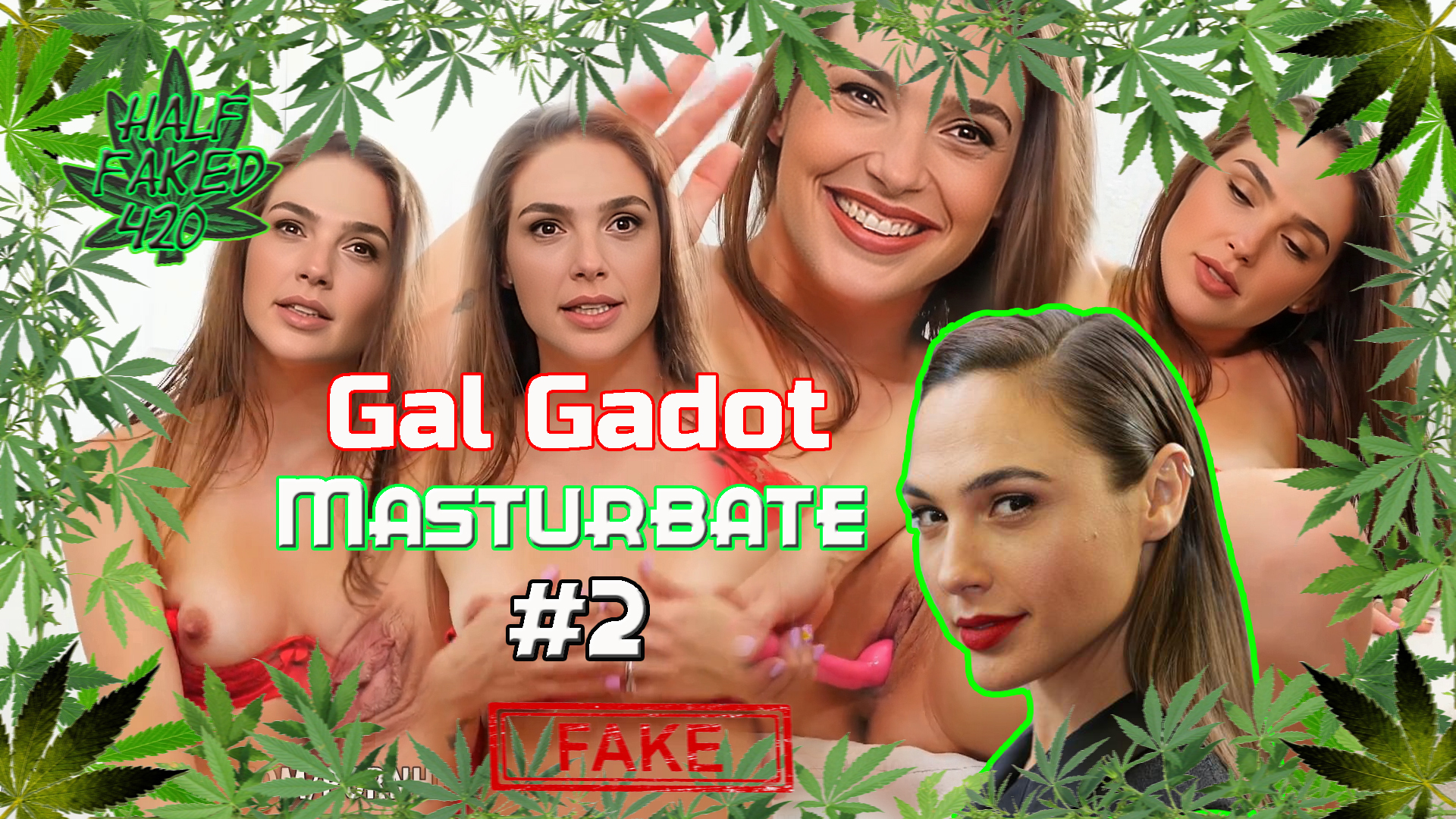 Gal Gadot - Masturbate with pink vibrator | FAKE