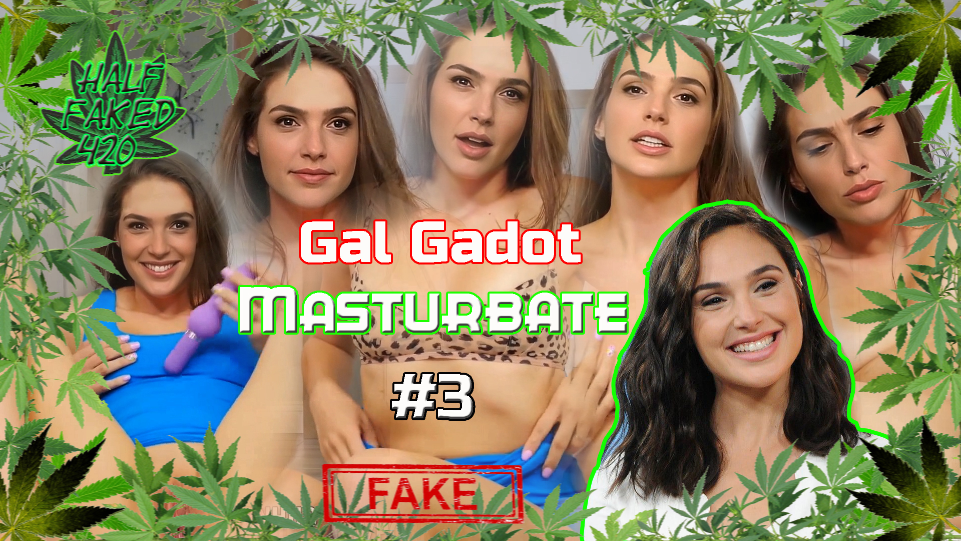 Gal Gadot - Masturbate with purple vibrator | FAKE