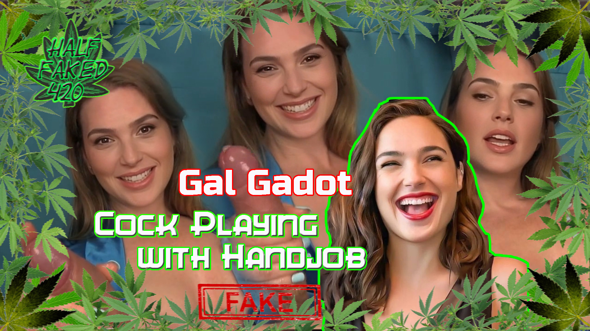 Gal Gadot - Cock playing with handjob | FAKE