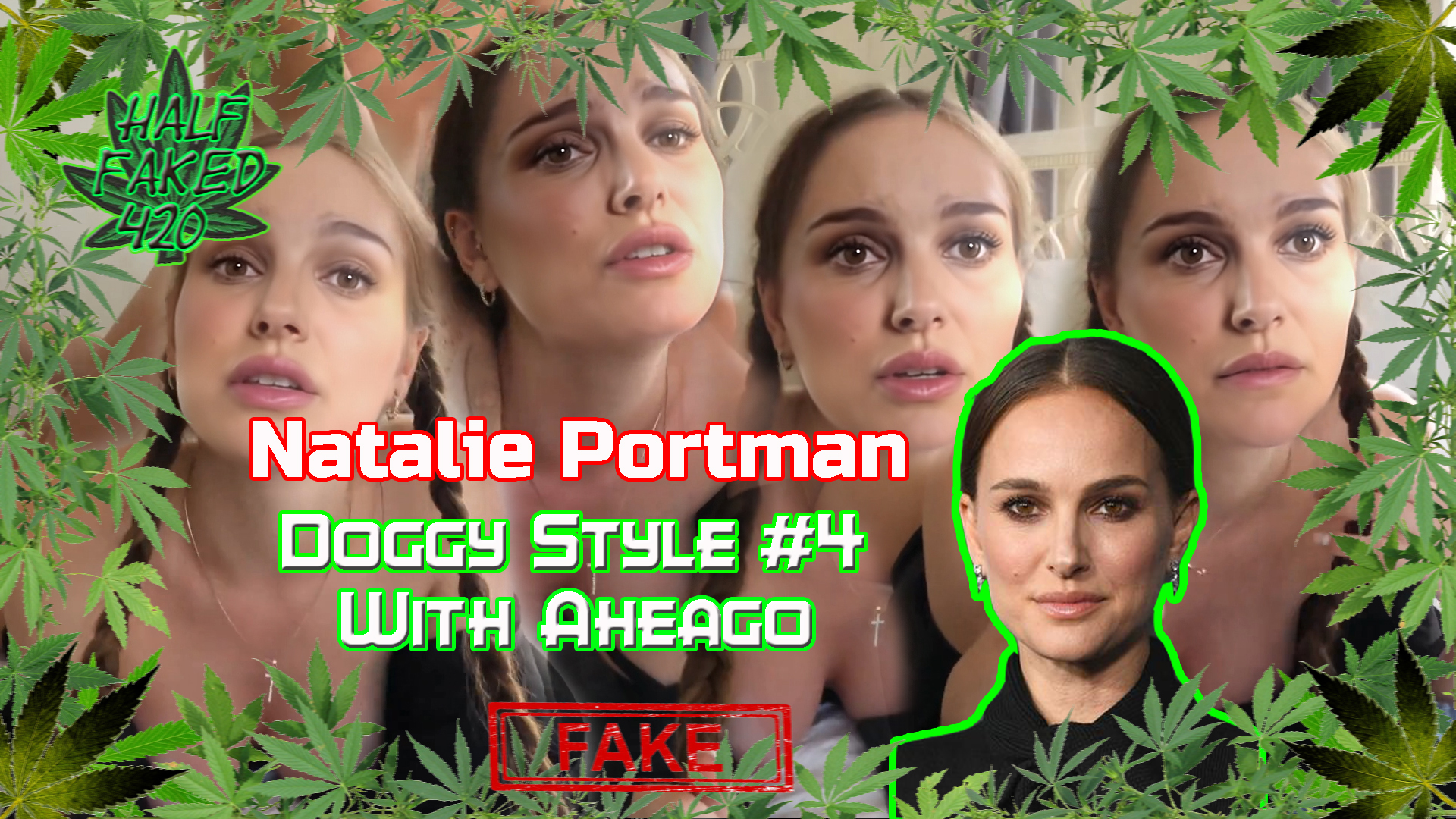 Natalie Portman - Doggy style #4 (with Ahegao) | FAKE | NEW MODEL - 384 res.