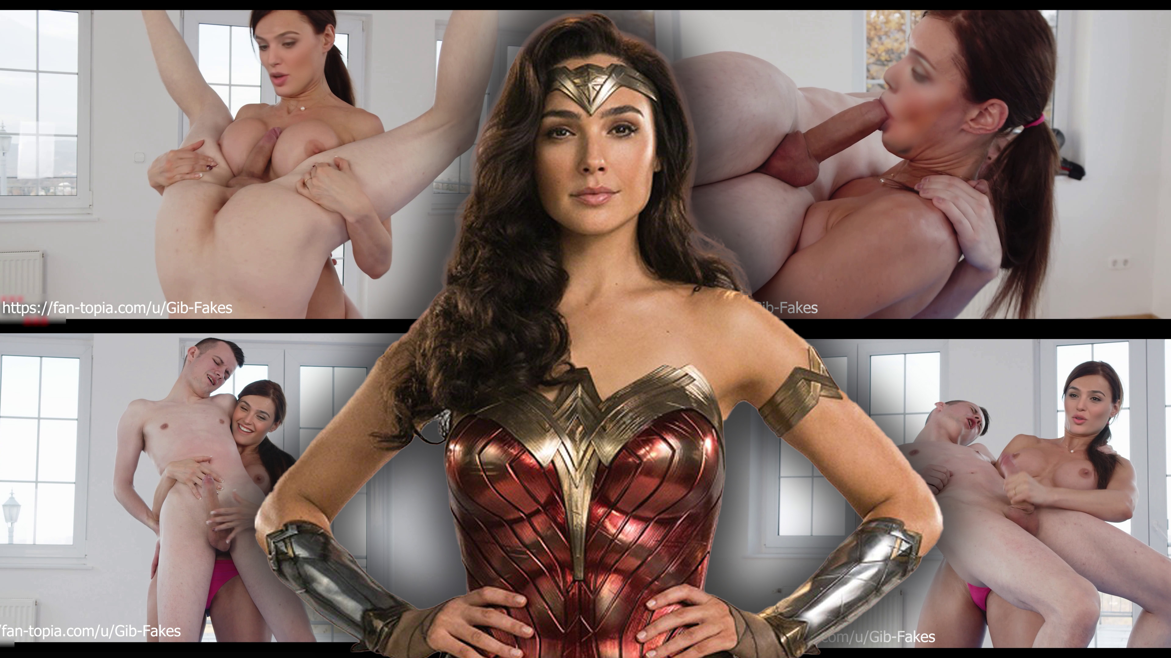 Gal Gadot - Wonder Woman Uses Her Amazonian Strength To Dominate A Guy