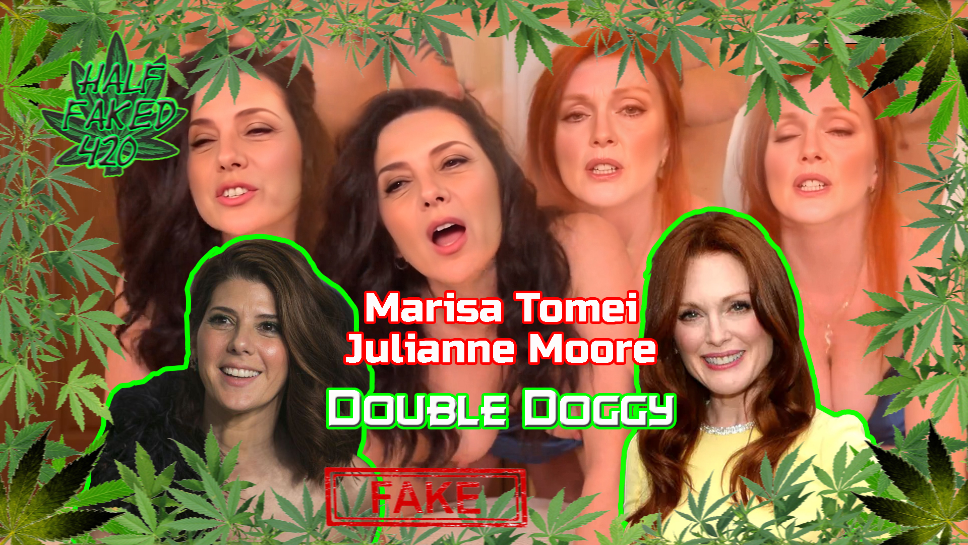 Marisa Tomei & Julianne Moore - Fucked side by side (60 FPS) | FAKE