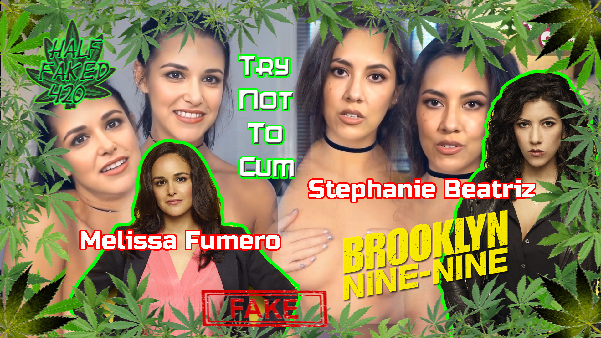 Melissa Fumero & Stephanie Beatriz -Brooklyn 99- Try not to cum challenge JOI | FAKE