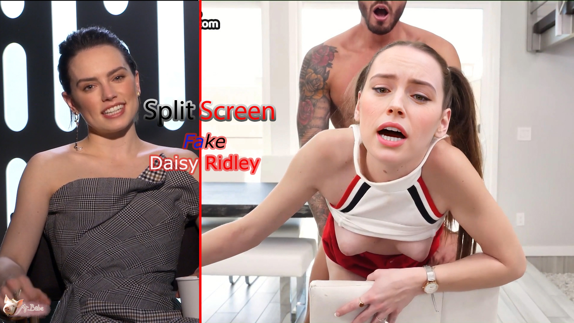 Fake Daisy Ridley -(trailer)- 5 / Split Screen / Free Download