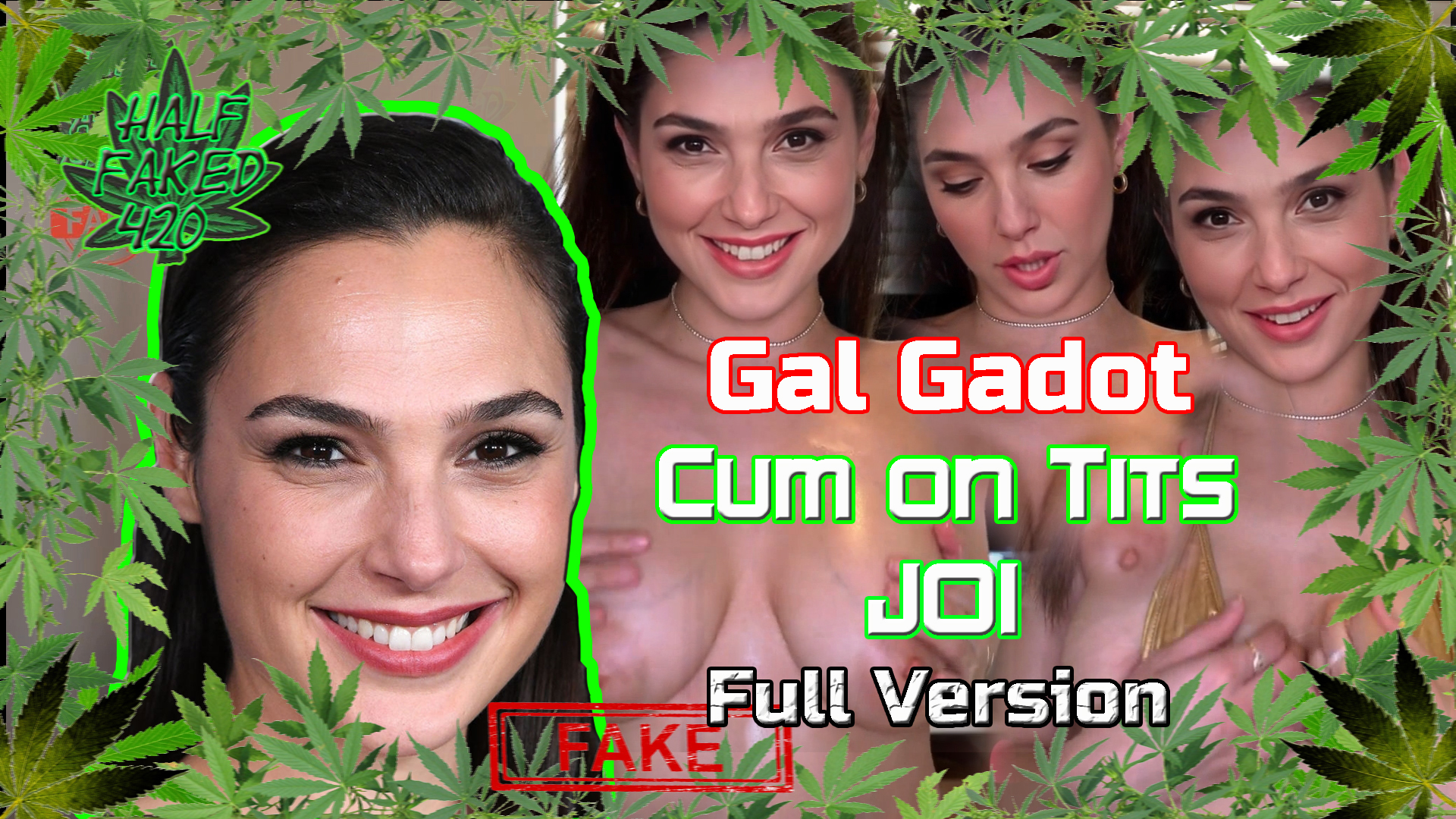Gal Gadot - Cum on tits joi (Full Version) | FAKE