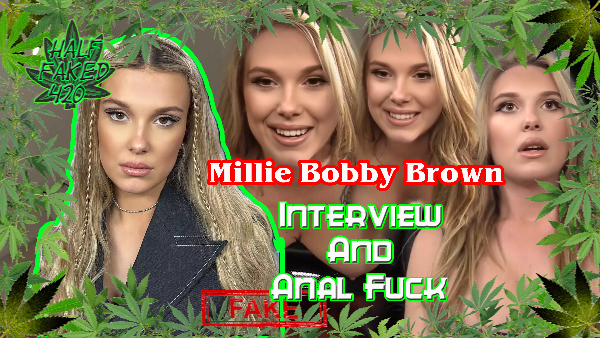 Millie Bobby Brown - Interview and anal fuck | FAKE