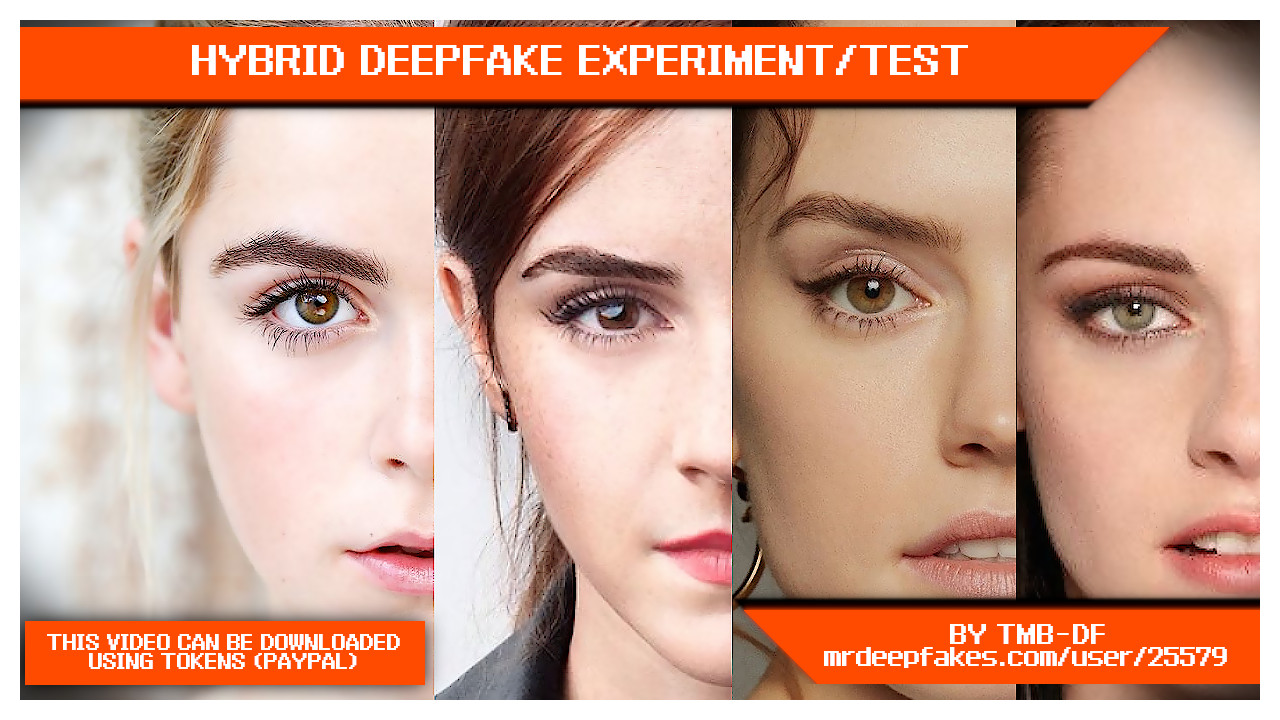 DFL experiment - hybrid lookalike deepfake